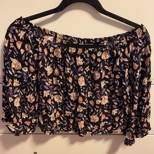 Forever 21 Off The Shoulder Crop Top